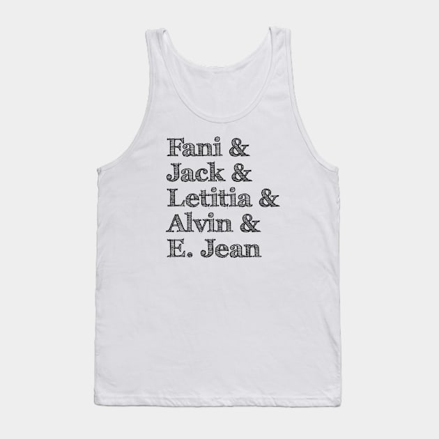 Trump Accusers & Prosecutors Tank Top by Rad Love